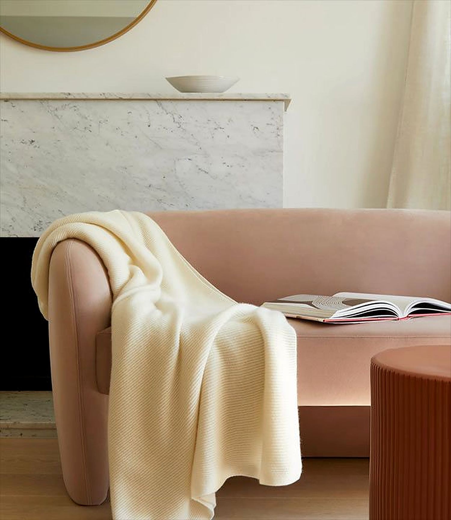 Calm interior sitting area